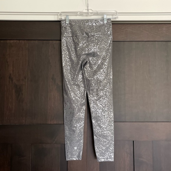 Sweaty Betty Leggings Goddess 7/8 Workout in Grey Terrazzo Foil Print Size XS - Picture 5 of 5